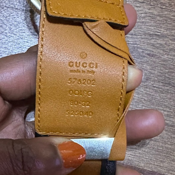 Gucci Double G Leather Tourchon Belt 'Brown' - Picture 12 of 16